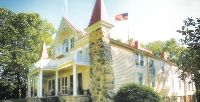 Clara Barton National Historic Site exterior in Glen Echo, Maryland, in an archival National Park Service view.